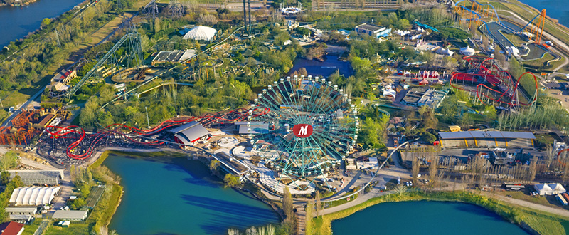 Mirabilandia seen from above