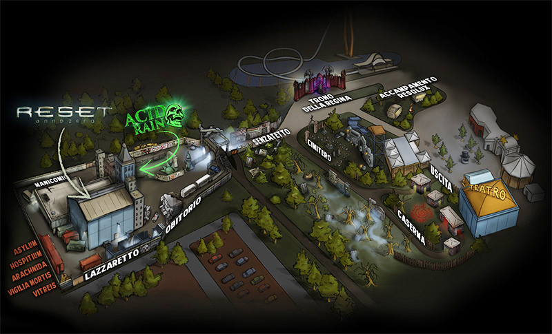 Map Halloween Suburbia