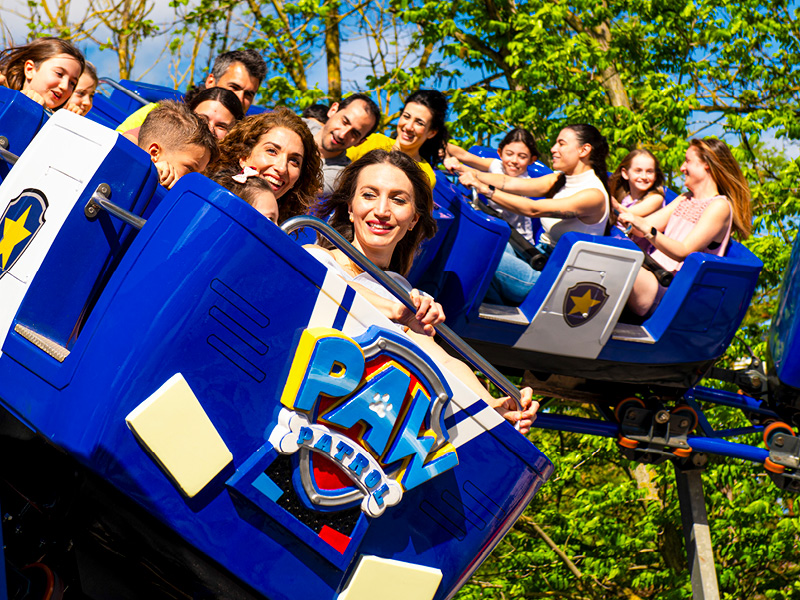 Ospiti sull'attrazione PAW Patrol To The Rescue