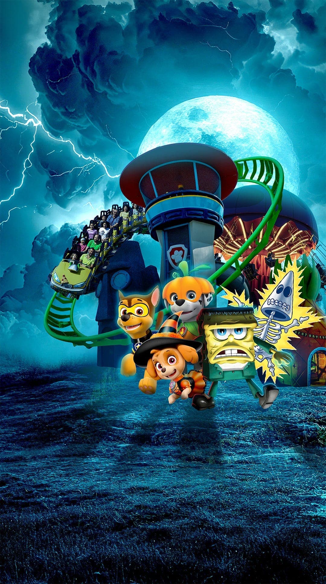 Halloween 2025 at Mirabilandia with Nickelodeon characters