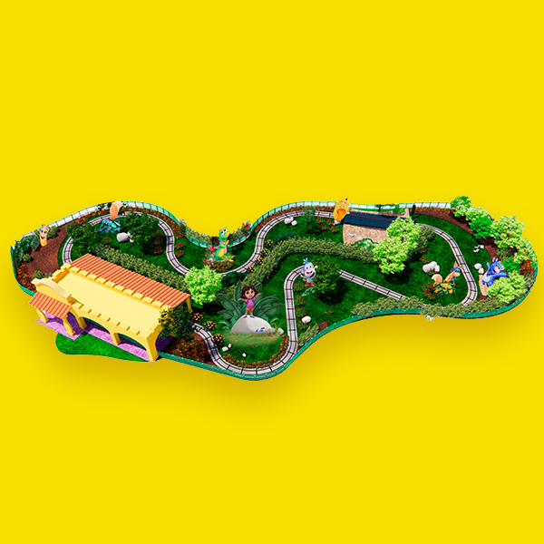 Dora's Train Adventure - Nickelodeon Land