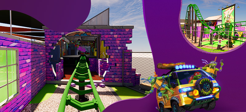 Nickelodeon Land TMNT
