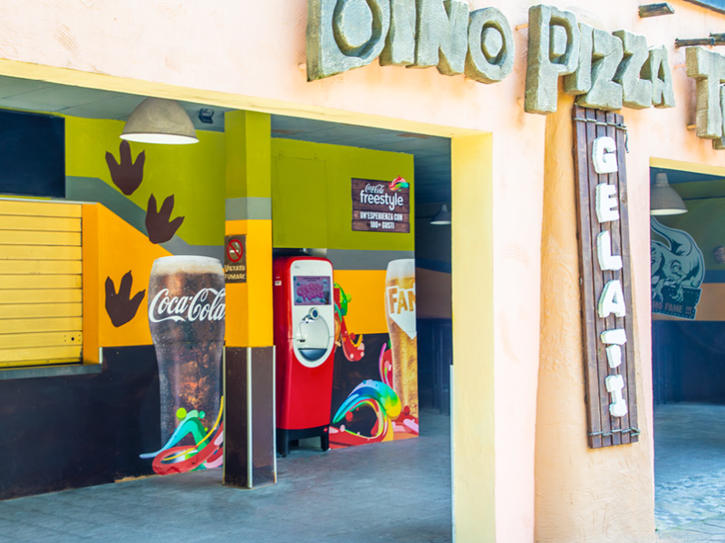 Coca-Cola Freestyle: Dino's Pizza Time