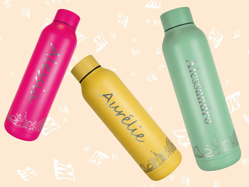 Personalizza la tua borraccia a Mirabilandia